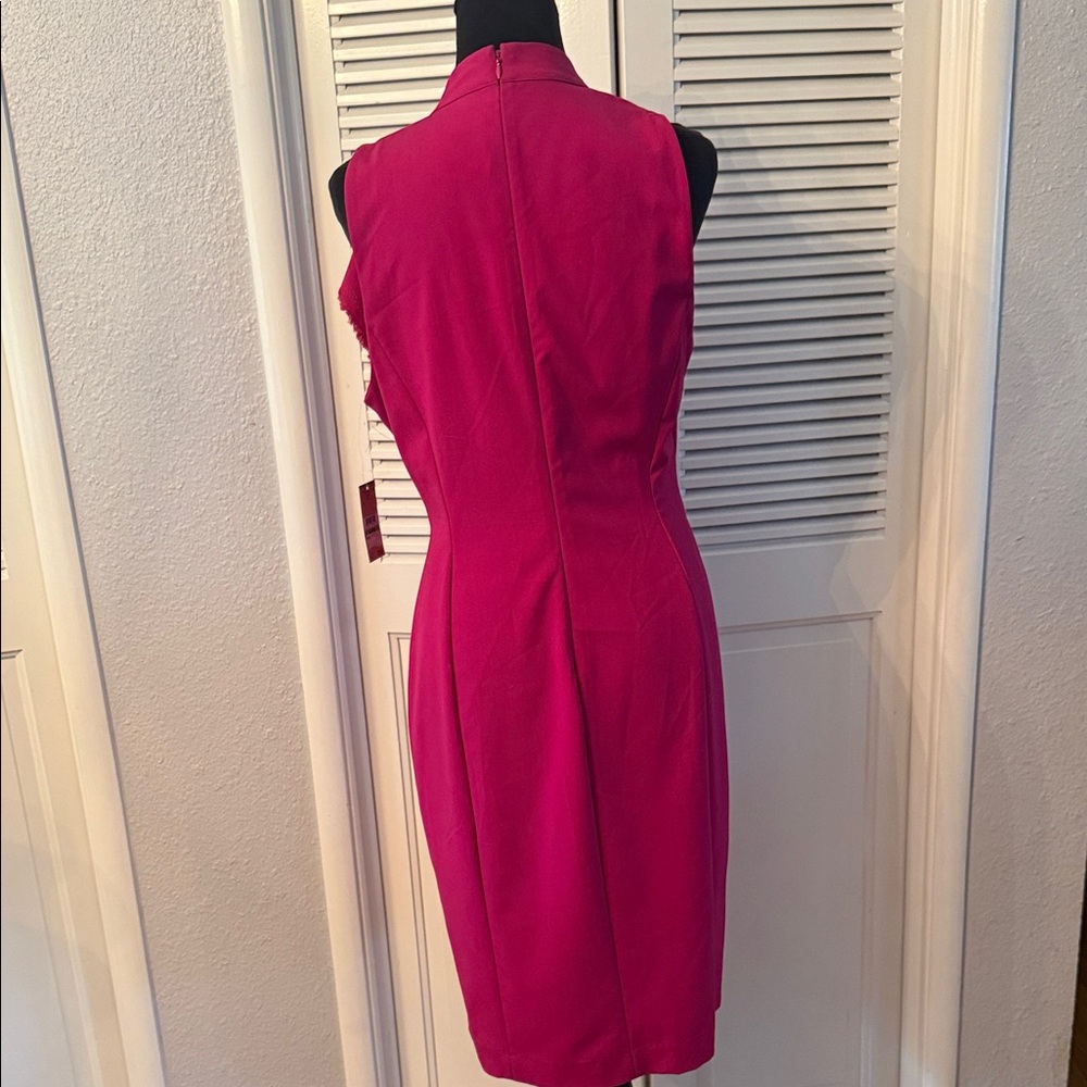 RACHEL Rachel Roy Fuchsia Asymmetrical Dress - Picture 3 of 8